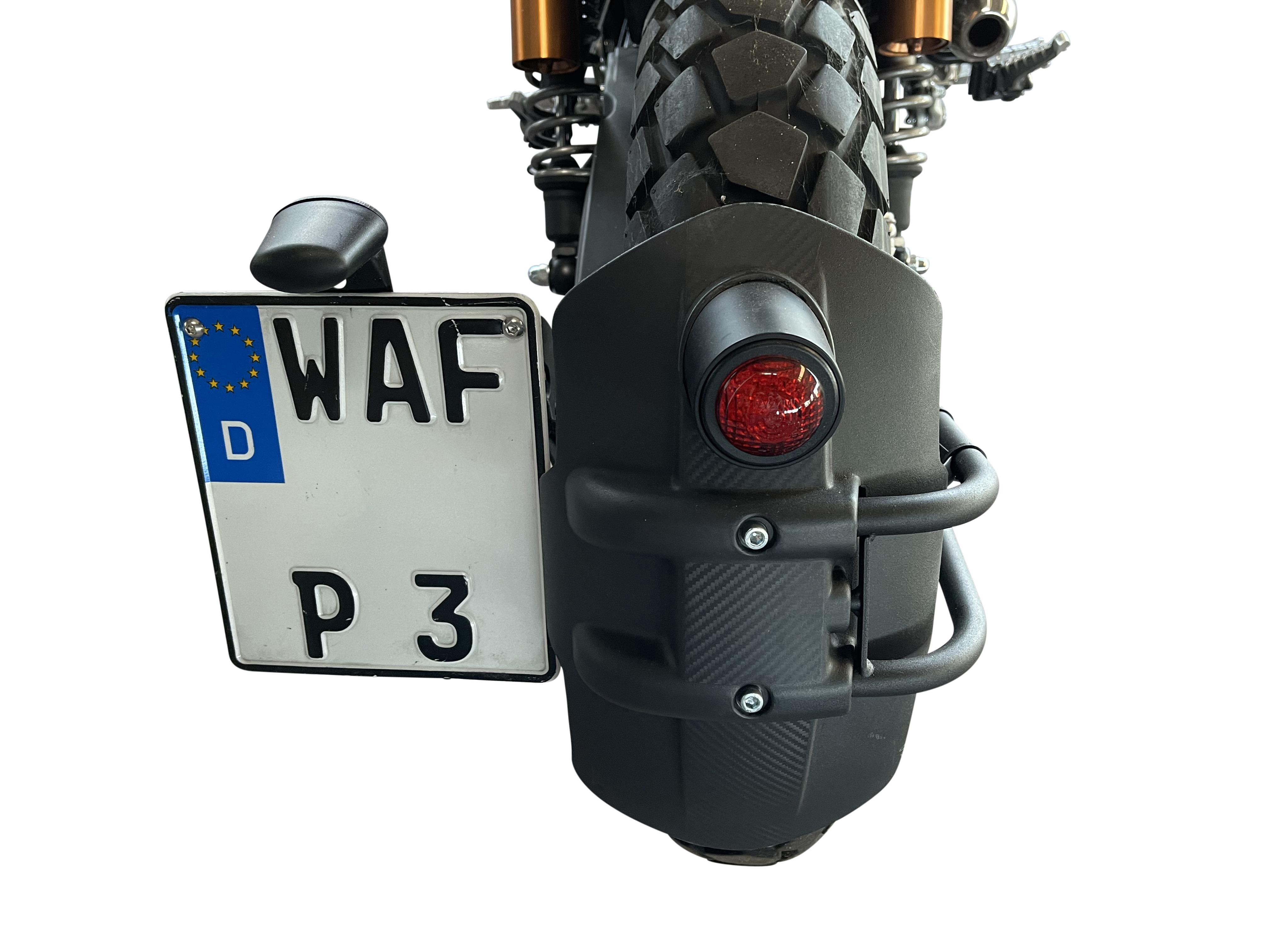 Mondial / Pelpi  Seitlicher Kennzeichen Träger  HPS 125 / 300 mit Gutachten