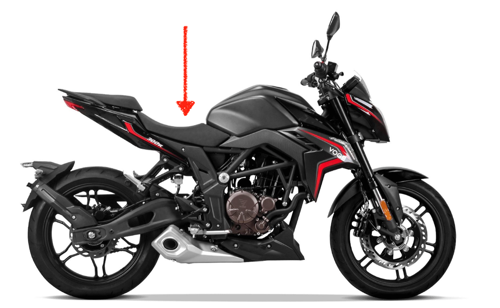 VOGE 300 R / AC Tieferlegung 40 mm