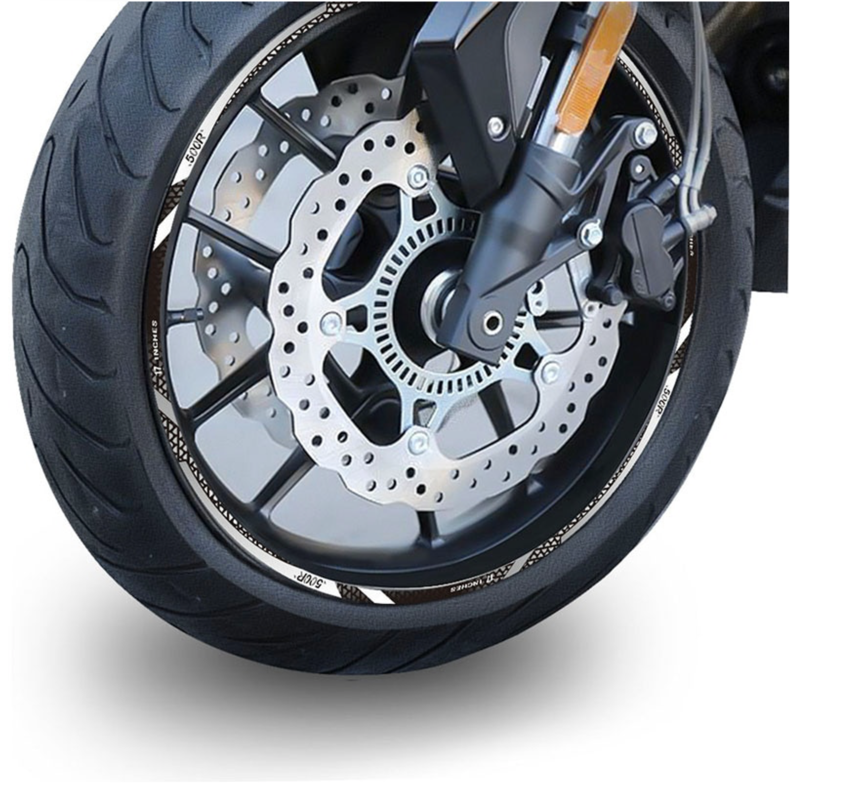 3P VOGE 500R Felgenaufkleber Schwarz