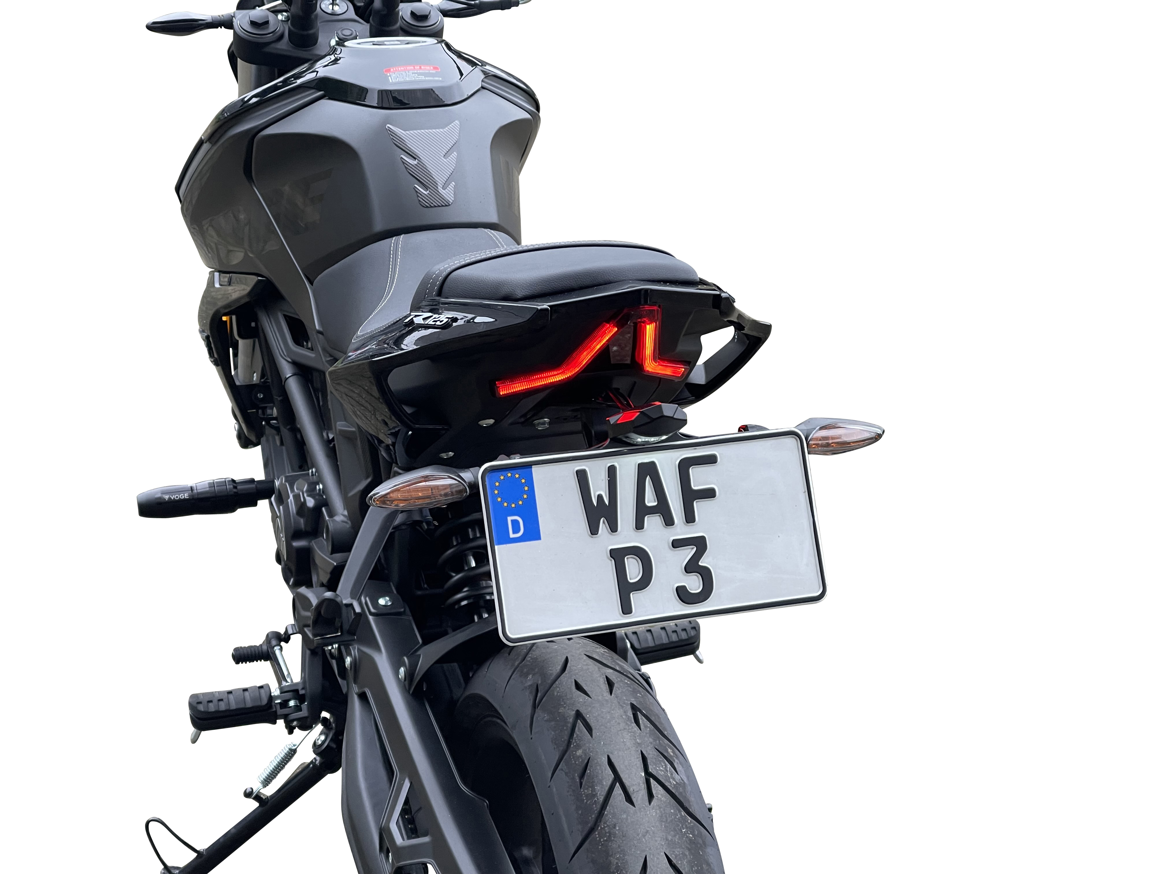 Voge 125 Kennzeichenhalter Sport kurz