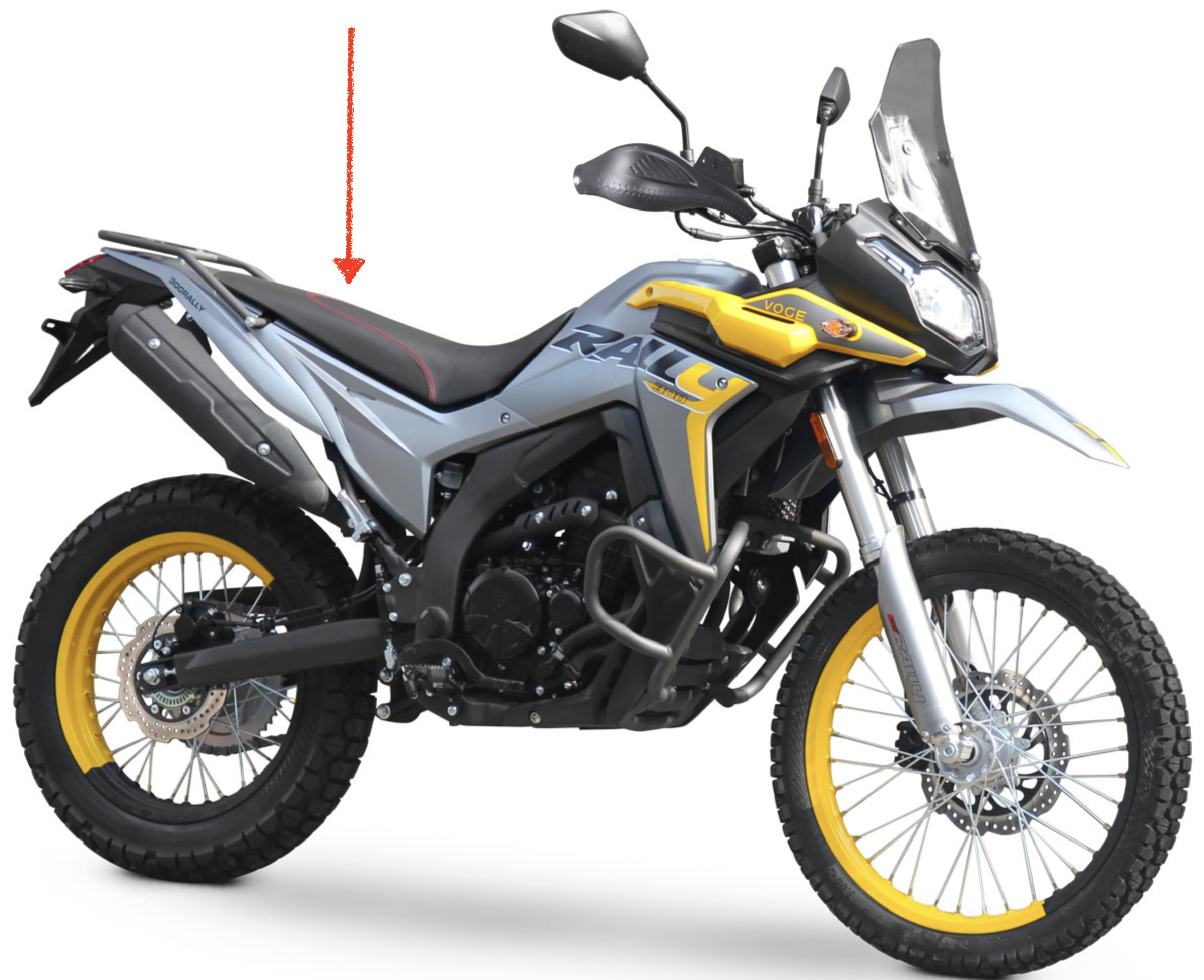 VOGE  300 Rally  Tieferlegung 50-80 mm 