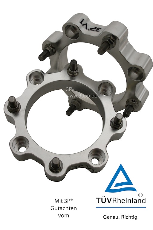 Spurplatten Spurverbreiterungen Vorne für Triton mit Teilegutachten