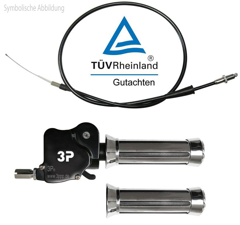 Dual-Gas-Griff für E-ATV mit Gutachten