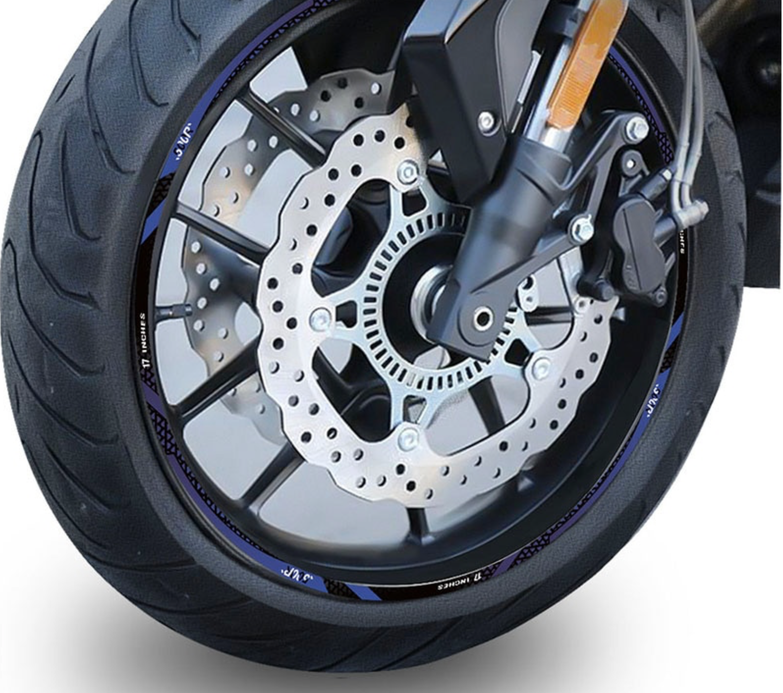 3P VOGE 500R Felgenaufkleber Blau