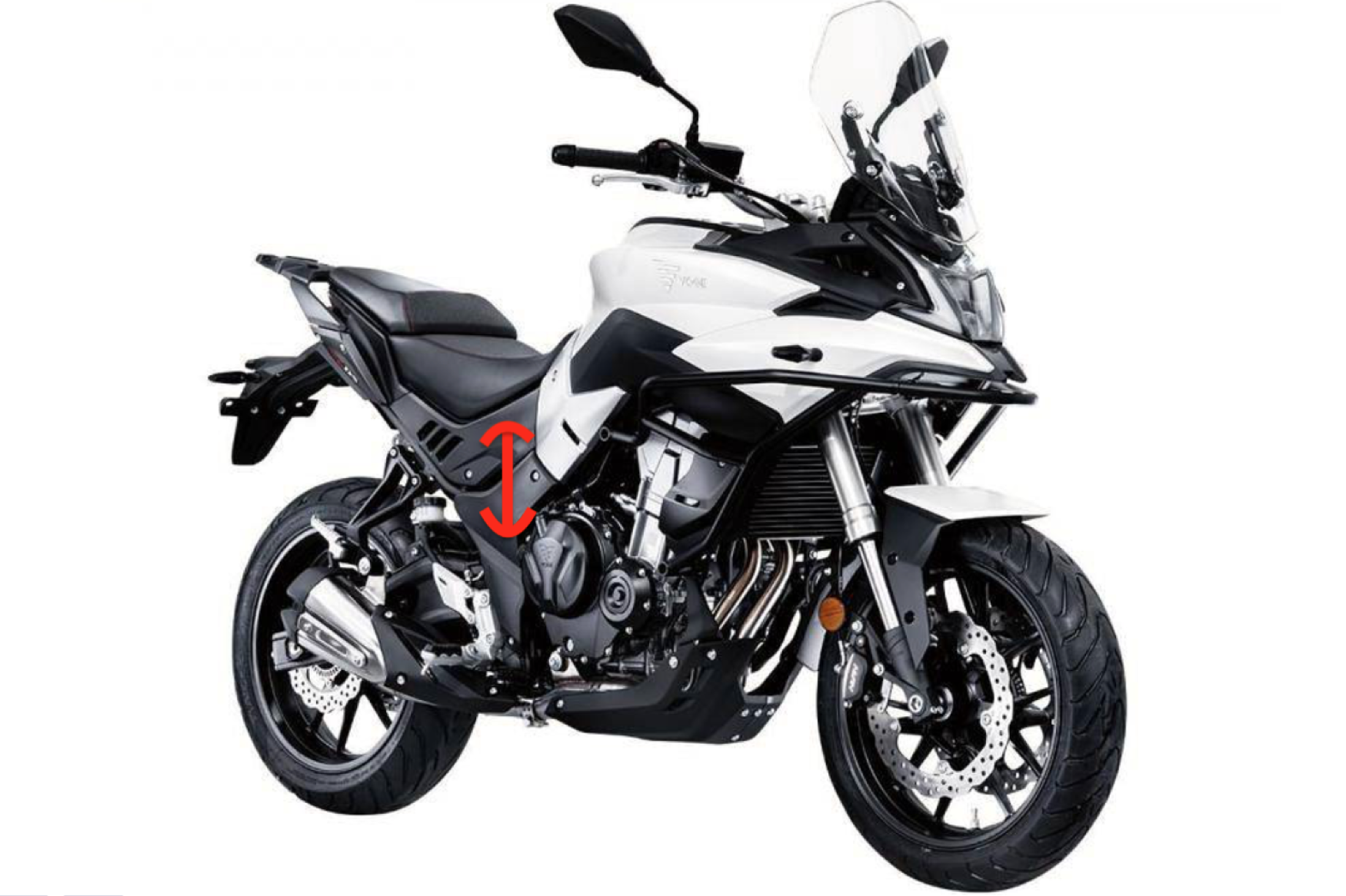 VOGE 650 DSX  Höher / Tieferlegung 5cm mit Gutachten