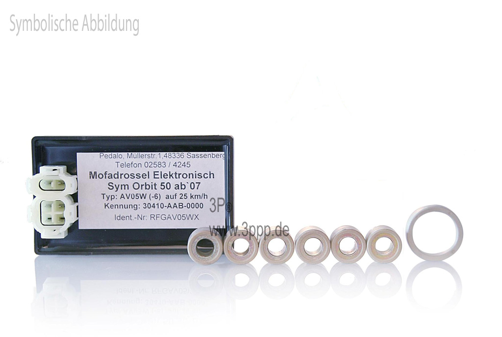 Ersatzdrossel SYM Cella 50 FIN: LXMAJ05W1