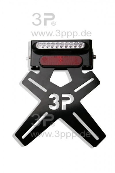 Nummernschildträger mit Beleuchtung